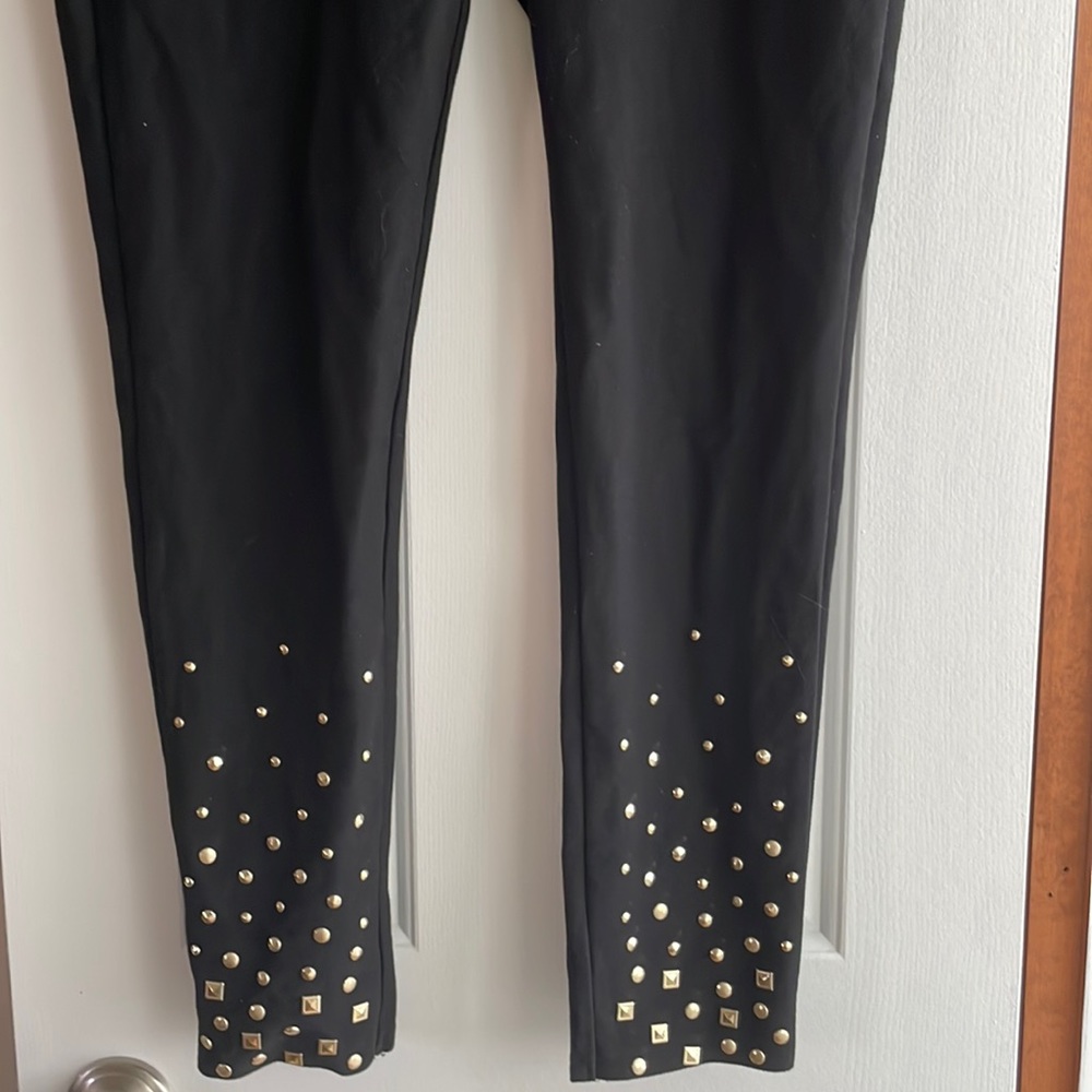 Pre-Loved Michael Kors Black Embellished Leggings.